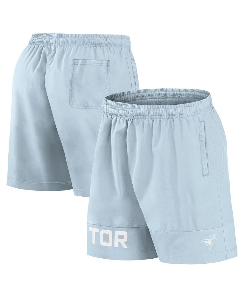 Fanatics Men's Light Blue Toronto Jays Elements Swim Shorts