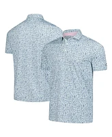 Puma Men's Light Blue Arnold Palmer Mattr Sketch Polo Shirt