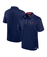 Fanatics Men's Navy Washington Capitals Authentic Pro Rink Polo Shirt
