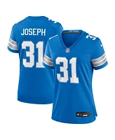 Nike Women's Kerby Joseph Blue Detroit Lions Team Game Jersey