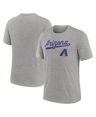 Nike Men's Heather Charcoal Arizona Diamondbacks 2025 City Connect Tri-Blend T-Shirt