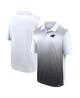 Logo Athletic Men's White/Black Carolina Panthers Sandlot Game Polo Shirt