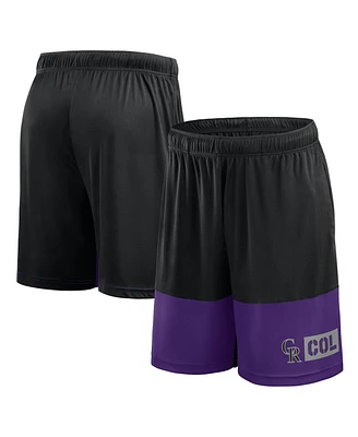 Fanatics Men's Black Colorado Rockies Best of the Shorts
