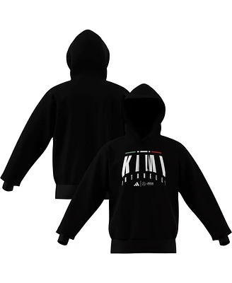 Adidas Men's Kimi Antonelli Black Mercedes-amg Petronas F1 Team Driver Wear Pullover Hoodie