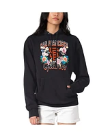 G-iii 4Her by Carl Banks Women's Black San Francisco Giants Flowers Graphic Pullover Hoodie