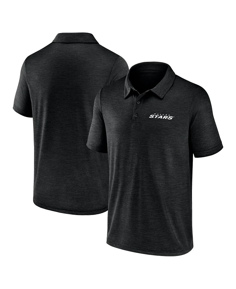 Logo Athletic Men's Black Dallas Stars Unstoppable Polo Shirt