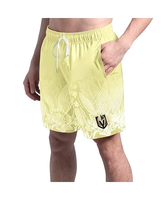 Margaritaville Men's Yellow Vegas Golden Knights Lagoon Fiesta Swim Shorts