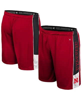 Colosseum Men's Scarlet Nebraska Huskers Quantum Shorts