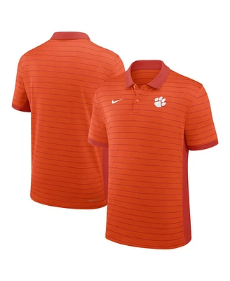 Nike Men's Clemson Tigers 2025 Early Season Coaches Sideline Victory Stripe Performance Polo Shirt
