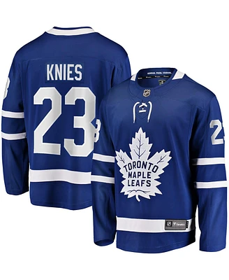 Fanatics Men's Matthew Knies Blue Toronto Maple Leaf's Home Premier Breakaway Player Jersey