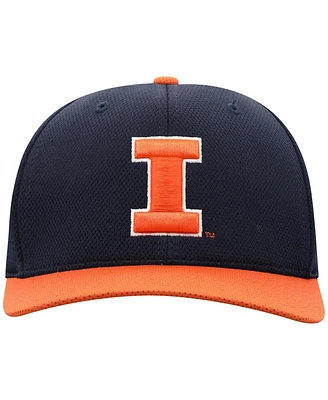 Top of the World Men's Navy Illinois Fighting Illini Reflex Two-Tone Flex Hat