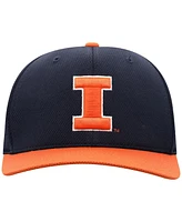 Top of the World Men's Navy Illinois Fighting Illini Reflex Two-Tone Flex Hat