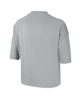 Nike Women's Silver Dallas Mavericks 2024/25 City Edition Courtside Boxy T-Shirt