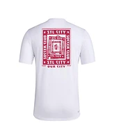 Adidas Men's White St. Louis City Sc Local Wrap T-Shirt