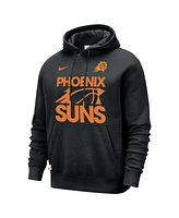 Nike Men's Black Phoenix Suns Courtside Club Pullover Hoodie