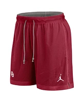 Jordan Men's Crimson/Heather Gray Oklahoma Sooners Player Shorts