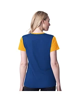 G-iii 4Her by Carl Banks Women's Royal Chase Elliott Racer Color Blocked T-Shirt
