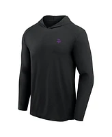 Fanatics Men's Gray Minnesota Vikings Front Office Power Mono Long Sleeve Hoodie T-Shirt