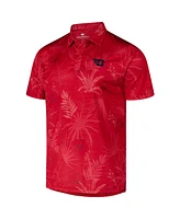 Colosseum Men's Red Dayton Flyers Palms Team Polo Shirt
