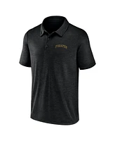 Fanatics Men's Black Pittsburgh Pirates Unstoppable Polo Shirt