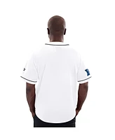 Starter Men's White New Orleans Saints Relay Full-Button Baseball Jersey