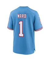 Nike Men's Cameron Ward Light Blue Tennessee Titans 2025 Nfl Draft First Round Pick 2nd Alternate Game Jersey