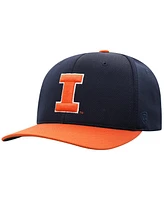 Top of the World Men's Navy Illinois Fighting Illini Reflex Two-Tone Flex Hat