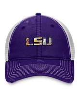 Top of the World Men's Purple/White Lsu Tigers Tie-Dye State Adjustable Hat