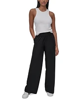 Dkny Sport Women's Hudson Stretch Wide-Leg Pull-On Pants