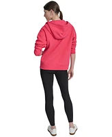Dkny Sport Women's Studded Mini-Logo Full-Zip Hoodie