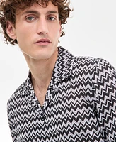Karl Lagerfeld Paris Men's Zig-Zag Shirt