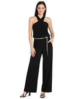 R & M Richards Women's Halter Jumpsuit