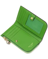 kate spade new york Devin Patent Leather Small Bifold Wallet