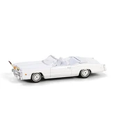 1/64 1976 Cadillac Eldorado Convertible w/ Bull Horns White Greenlight 30523