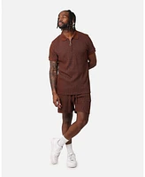 Xxiii Men's Ethan Quarter Zip Polo Shirt
