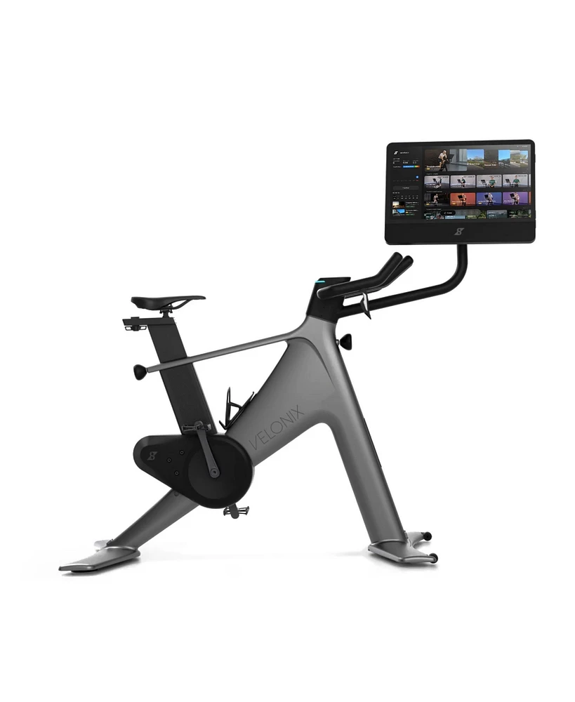 Speediance VeloNix Exercise Bike, Smart Ai Fitness Bike with Personalized Fitness Courses & Online Cycling Coaching, 21.5" Screen, Solid Design,
