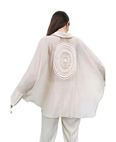 Nocturne Women's Embroidered Detailed Shirt