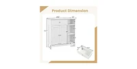 Freestanding Kitchen Cupboard Storage Organizer with 1 Large Drawer