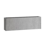 Wall Planters 2 pcs Rusty Corten Steel 20.9"x3.9"x6.7"