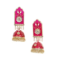 Sohi Floral Drop Earrings