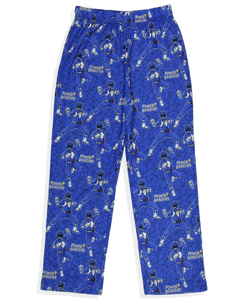 Power Rangers Boys Multiple Family Sleep Tossed Print Pajama Pants