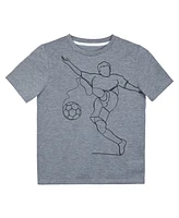 Max & Olivia Big Boys Soccer Shorts 2 Piece Pajama Set