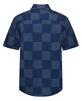 Tommy Hilfiger Big Boys Check Short Sleeve Woven Shirt