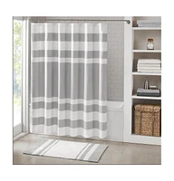 Home Outfitters Grey Shower Curtain 72x72", Shower Curtain for Bathrooms, Classic