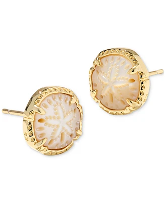 Kendra Scott Sand Dollar Mother-of-Pearl Stud Earrings