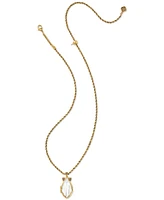 Kendra Scott Gold-Tone Alexa Locket Short Pendant 19" Necklace