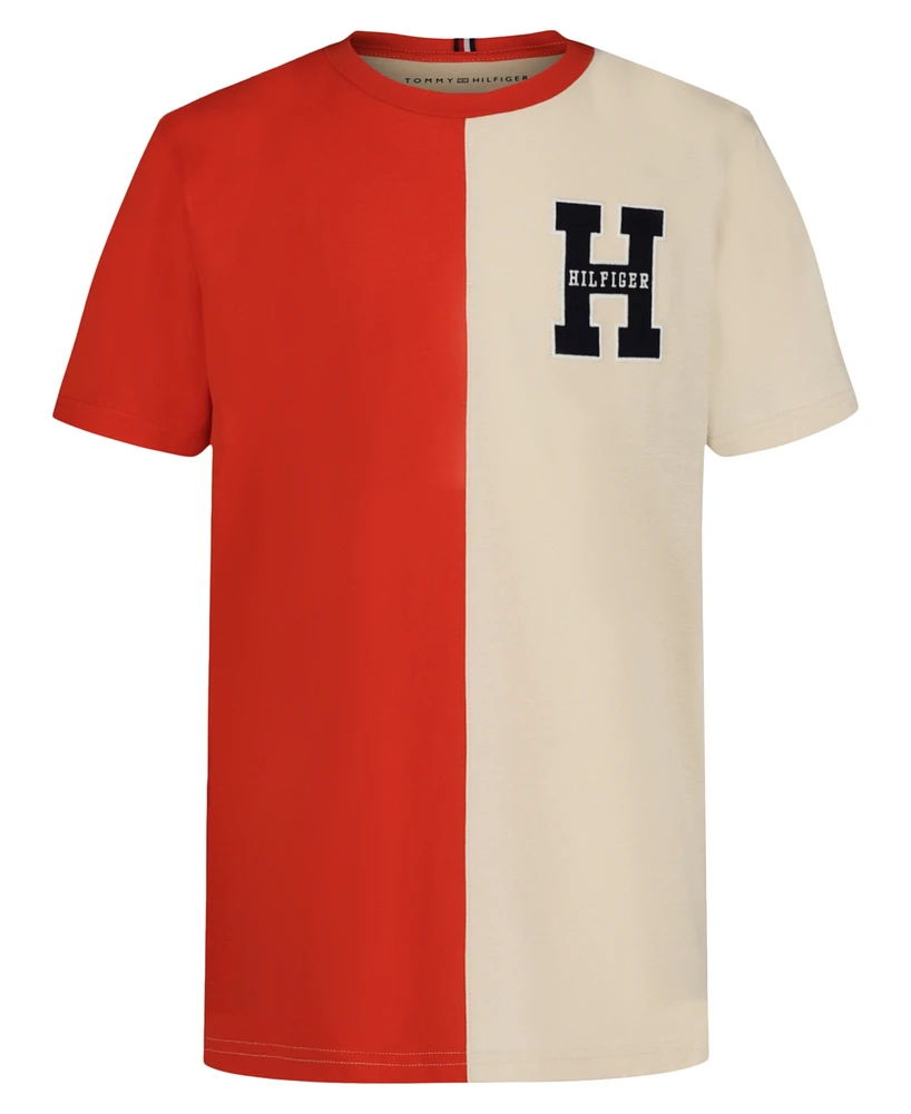 Tommy Hilfiger Big Boys Vertical Short Sleeve T-Shirt