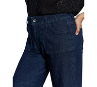 Sanctuary Women's League High-Rise Crop Wide-Leg Jeans
