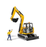 1/16th Caterpillar Mini Excavator w/ Construction Worker by Bruder