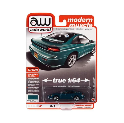 1/64 1993 Dodge Stealth Rt, Peacock Green, Auto World